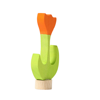 Orange tulipan, tilbehør til fødselsdagsring