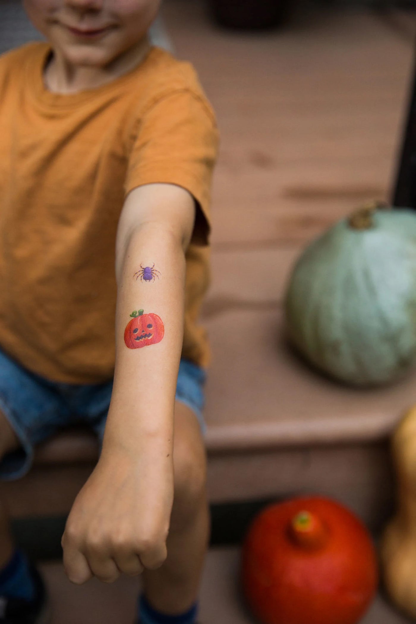 Halloween Tattoos, Vegetable Ink
