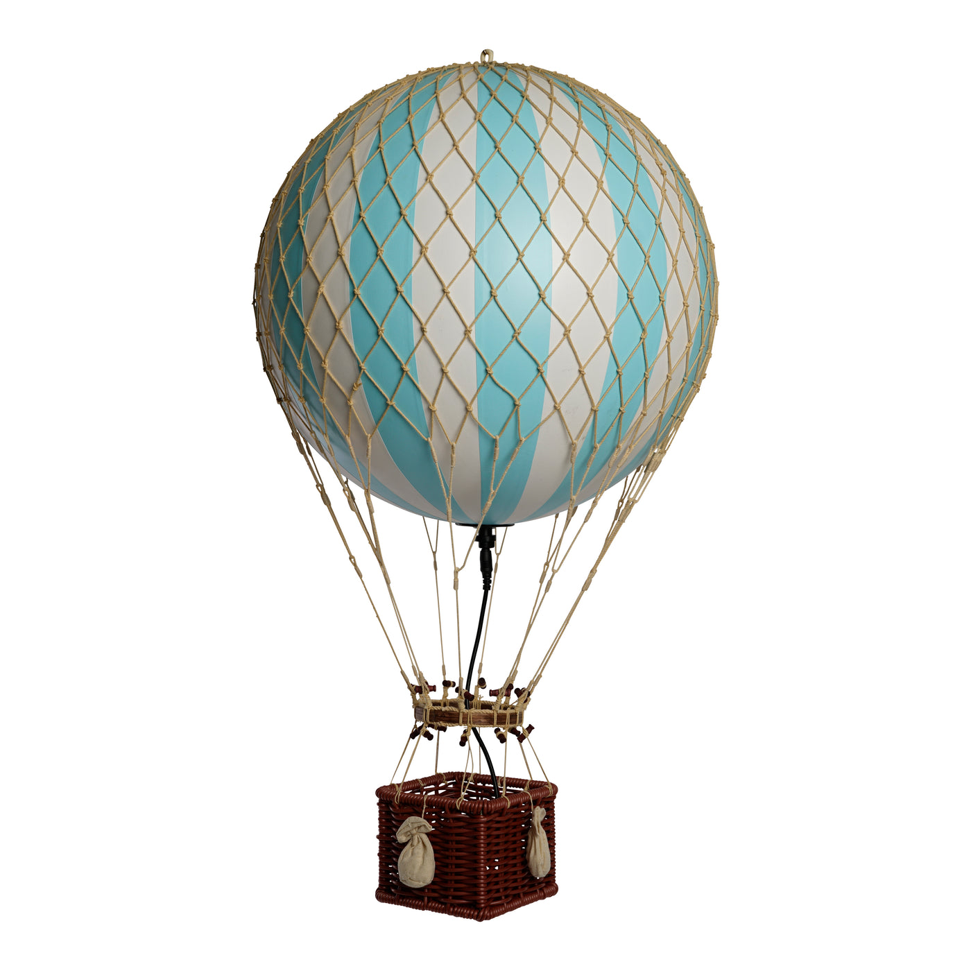 Luftballon LED, lyseblå, 32 cm