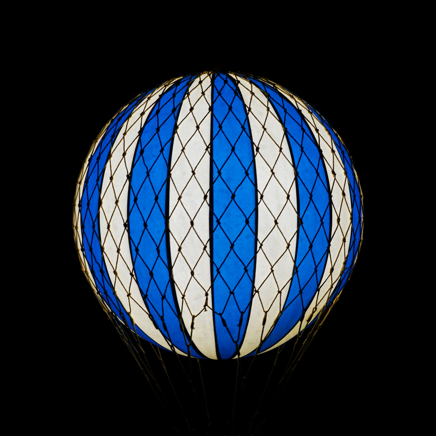 Luftballon LED, blå, 18 cm