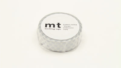 Masking tape, Dot silver, 7 m