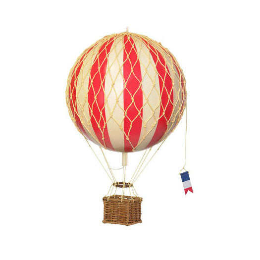 Luftballon, rød / ivory, 18 cm