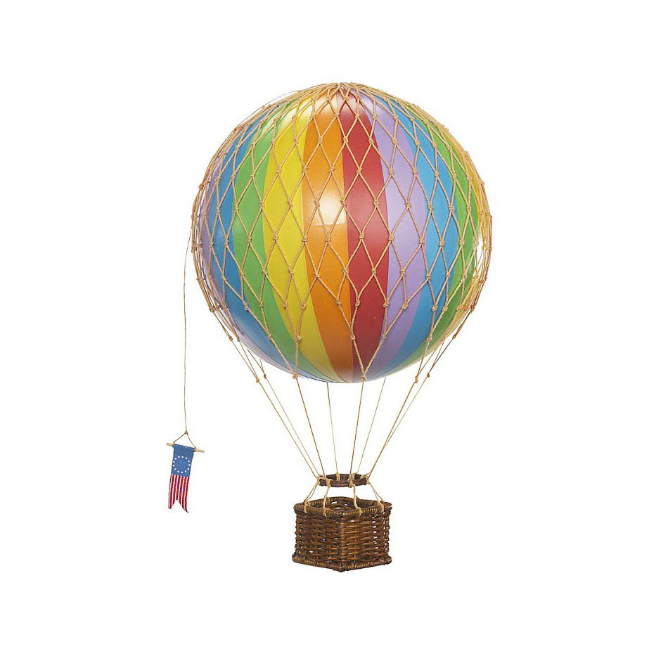 Luftballon, multi rainbow, 18 cm