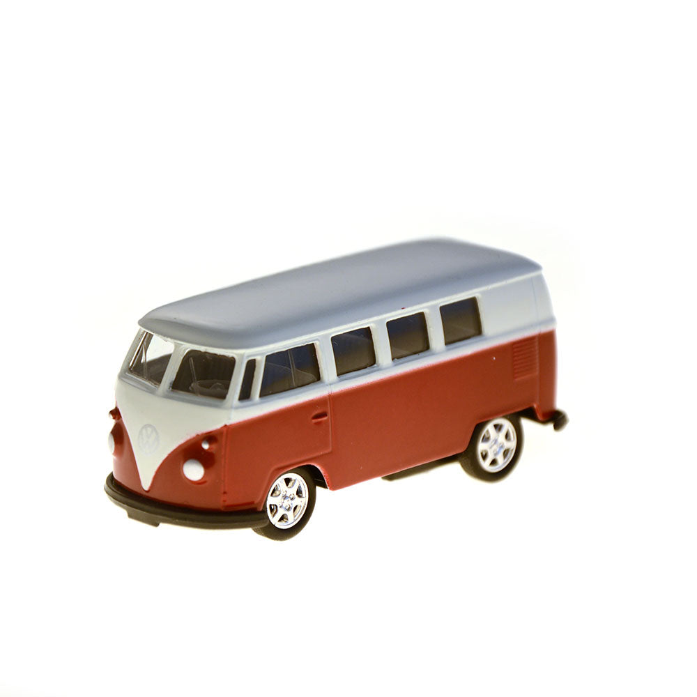 Metalbil VW minibus T1, rød