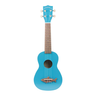 Makala ukulele, blå med haj