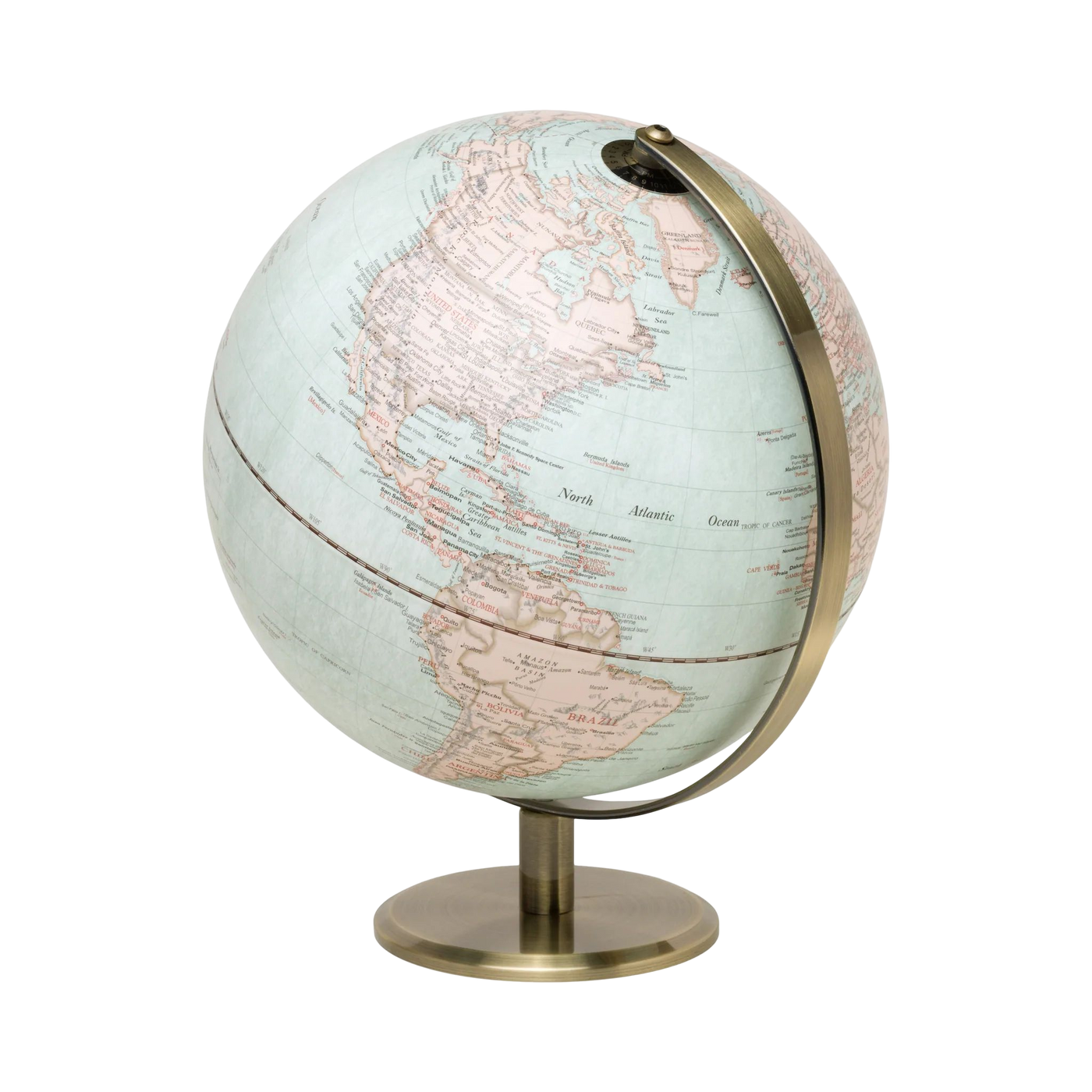 Globus med lys, vintage, 25 cm