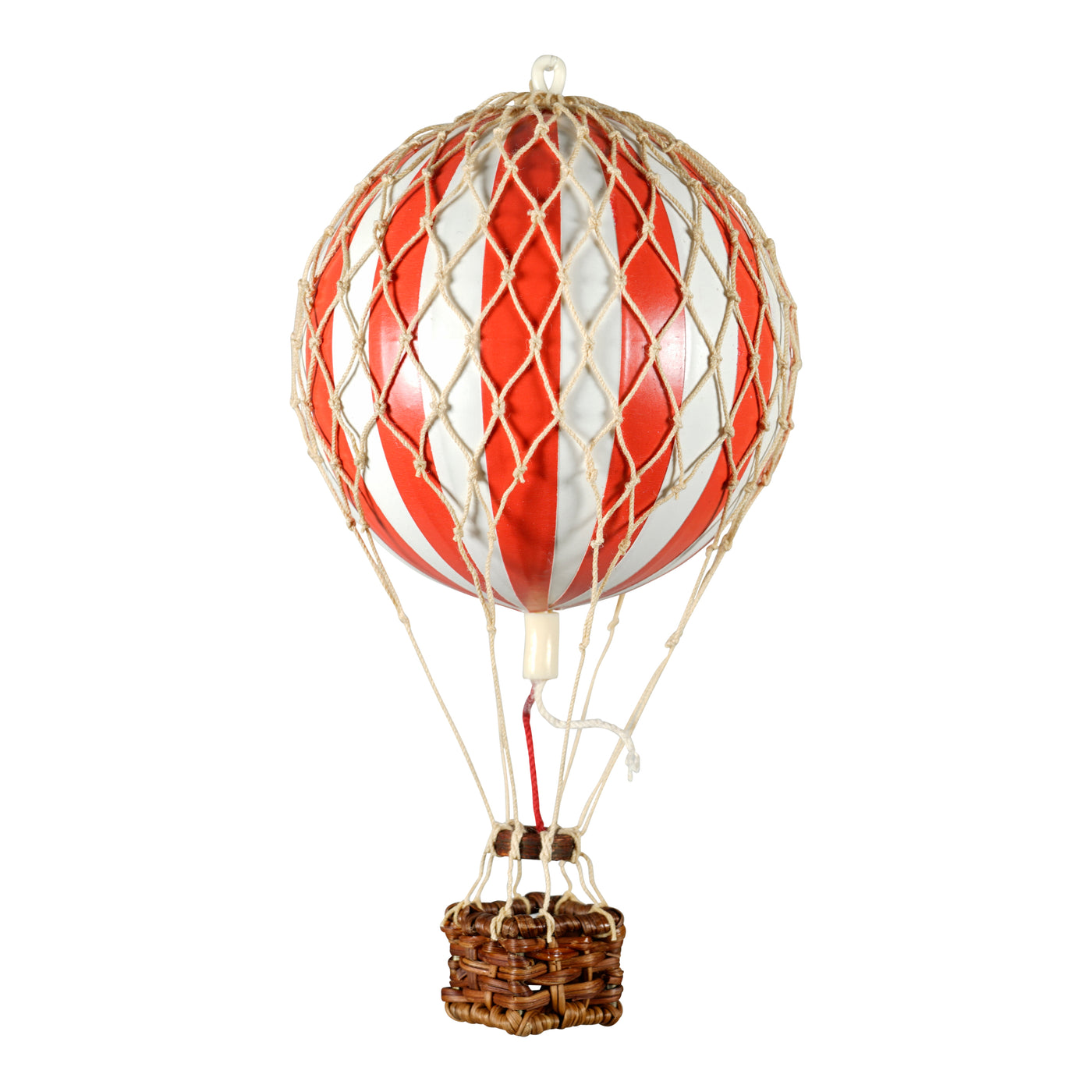 Luftballon, rød / hvid, 8,5 cm