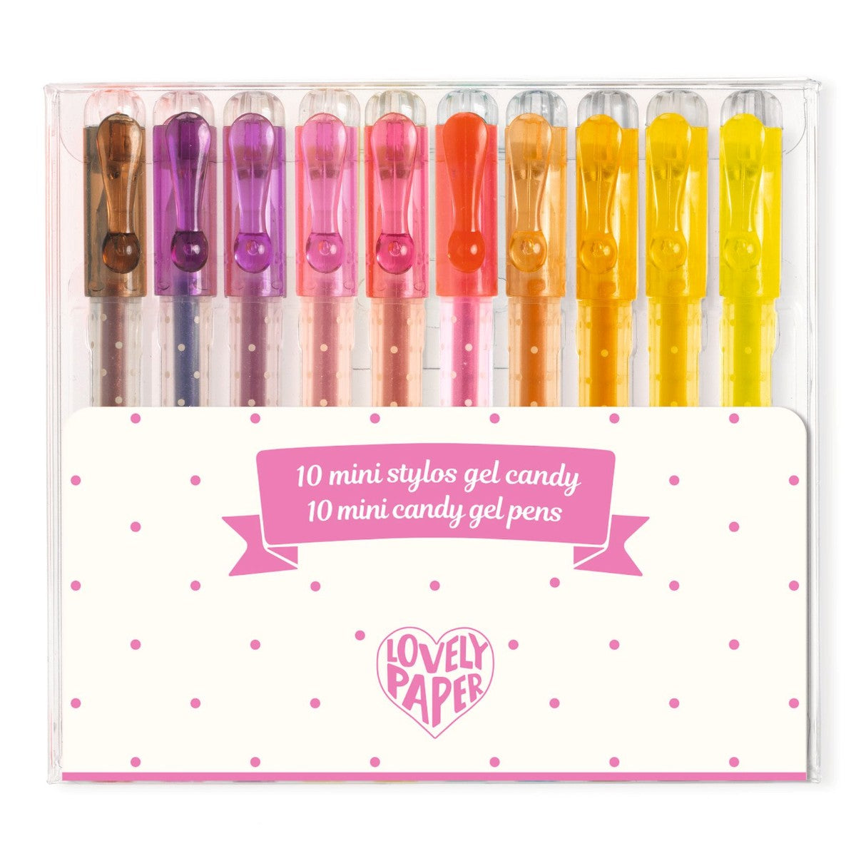 Mini gel penne, candy pastel