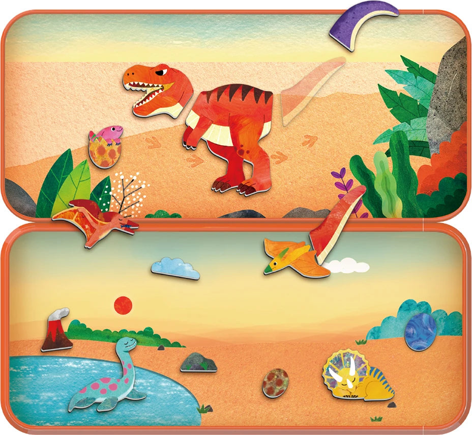 MAGNETISK SÆT LILLE DINOSAURER