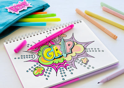 Tuscher, 10 stk pastel & neon