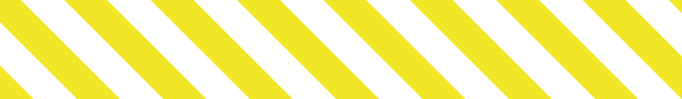 Masking tape, 7 m, stribet citron