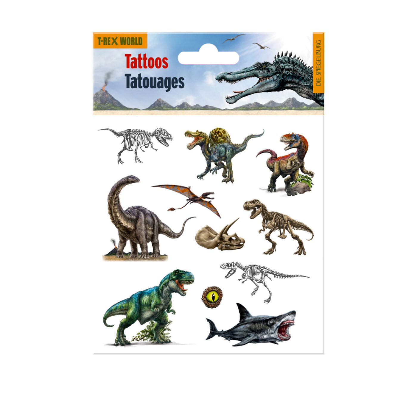 T-Rex World Dino tattoos