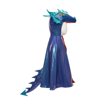 Dragekappe, blue metallic