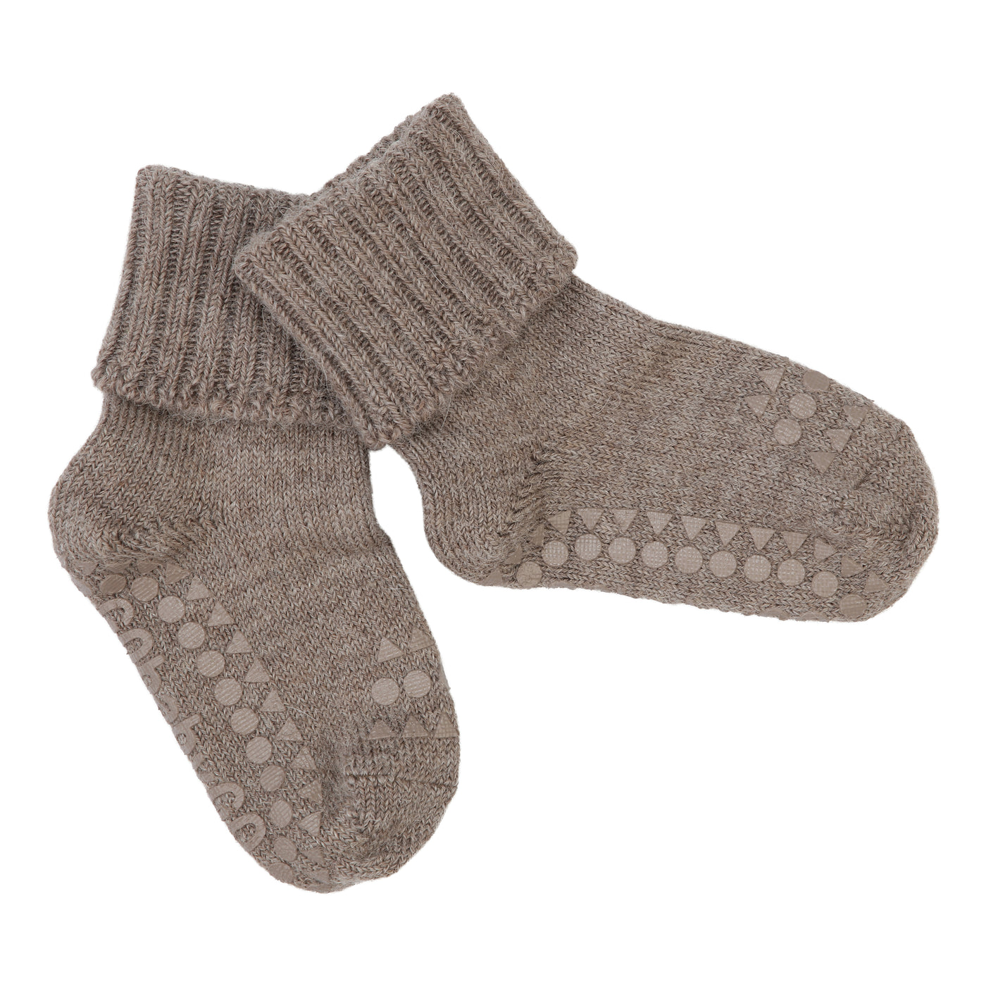 Uldsokker, alpaca, walnut
