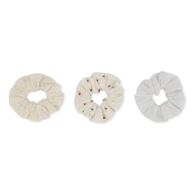 Scrunchies, 3-pak, strib mix pack