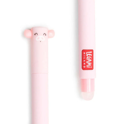 Viskbar pen, gris rosa