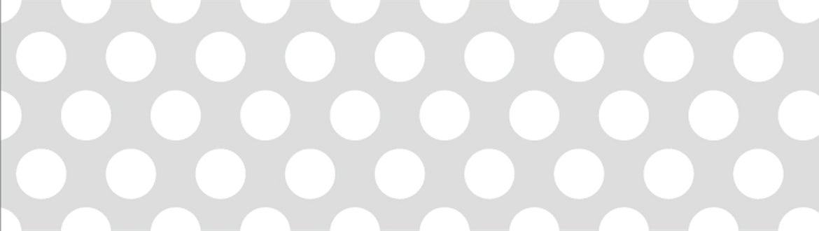 Masking tape, Dot white, 7 m