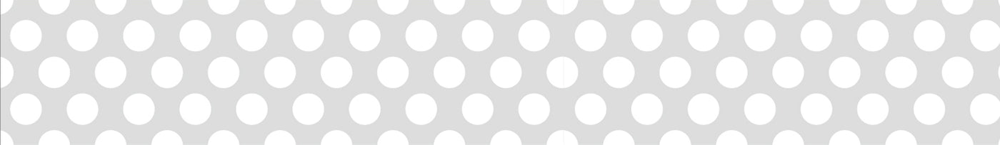 Masking tape, Dot white, 7 m