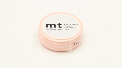 Masking tape, Border peach cream, 7 m