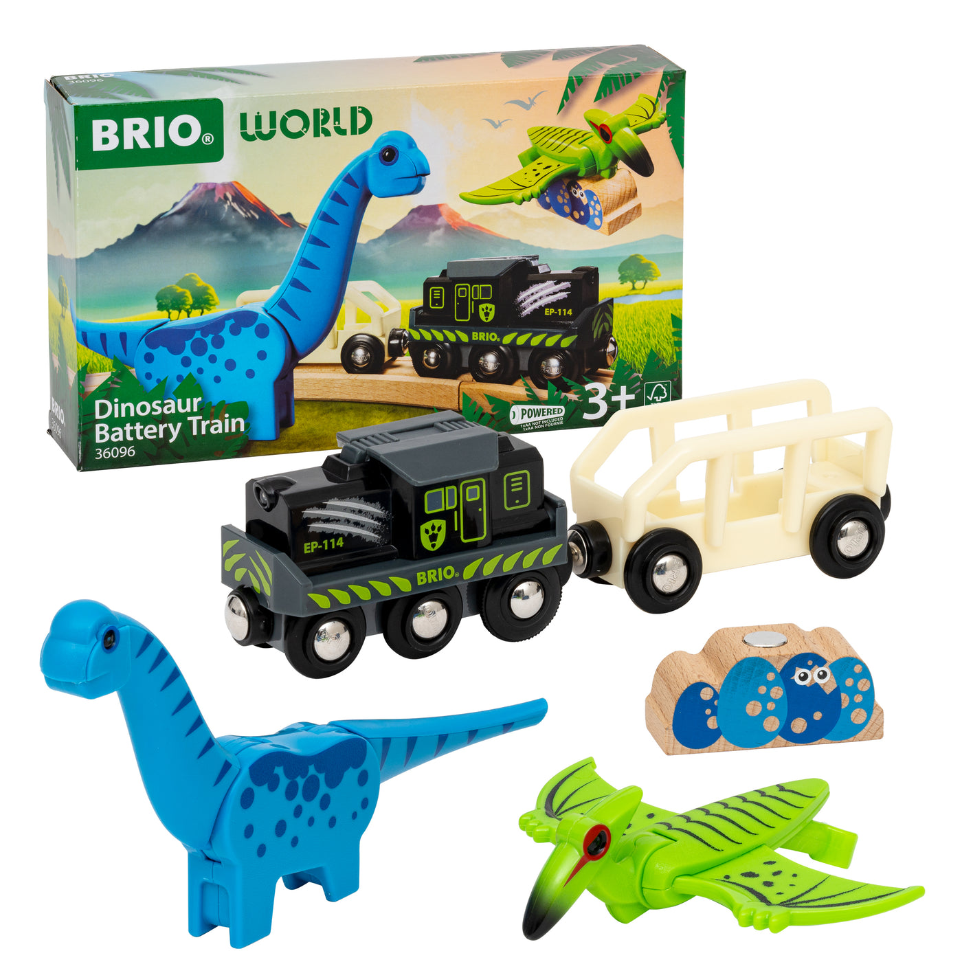 Dinosaur battery train