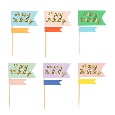 Stripe party cupcake kit