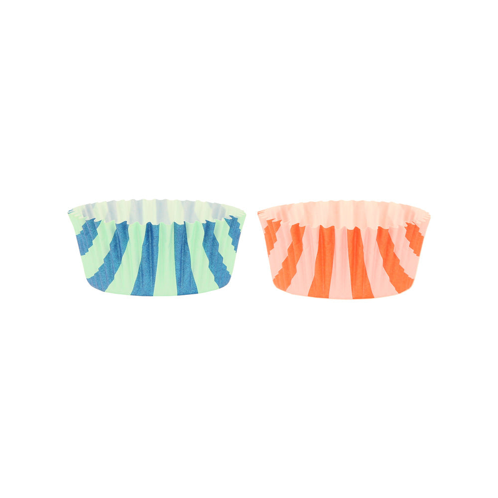 Stripe party cupcake kit