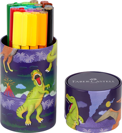 Felt-tip connector tusser i dinosaur æske