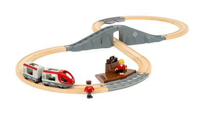 Startsæt med passagertog