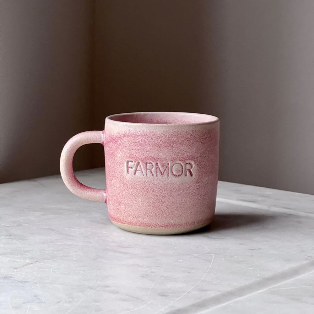 Oda farmor kop, rosa