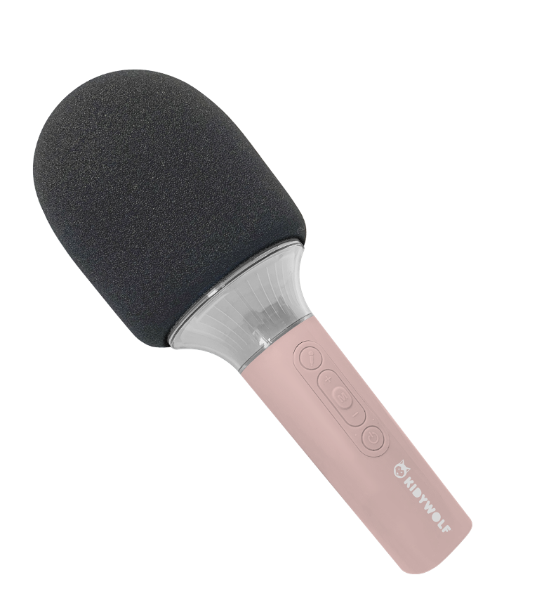 Alt-i-en mikrofon, KidyMic, pink