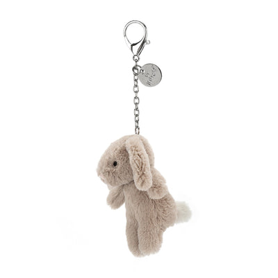 Nøglering, bashful kanin, beige