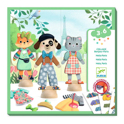 Kreativ collage, Bonjour Paris