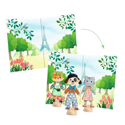 Kreativ collage, Bonjour Paris
