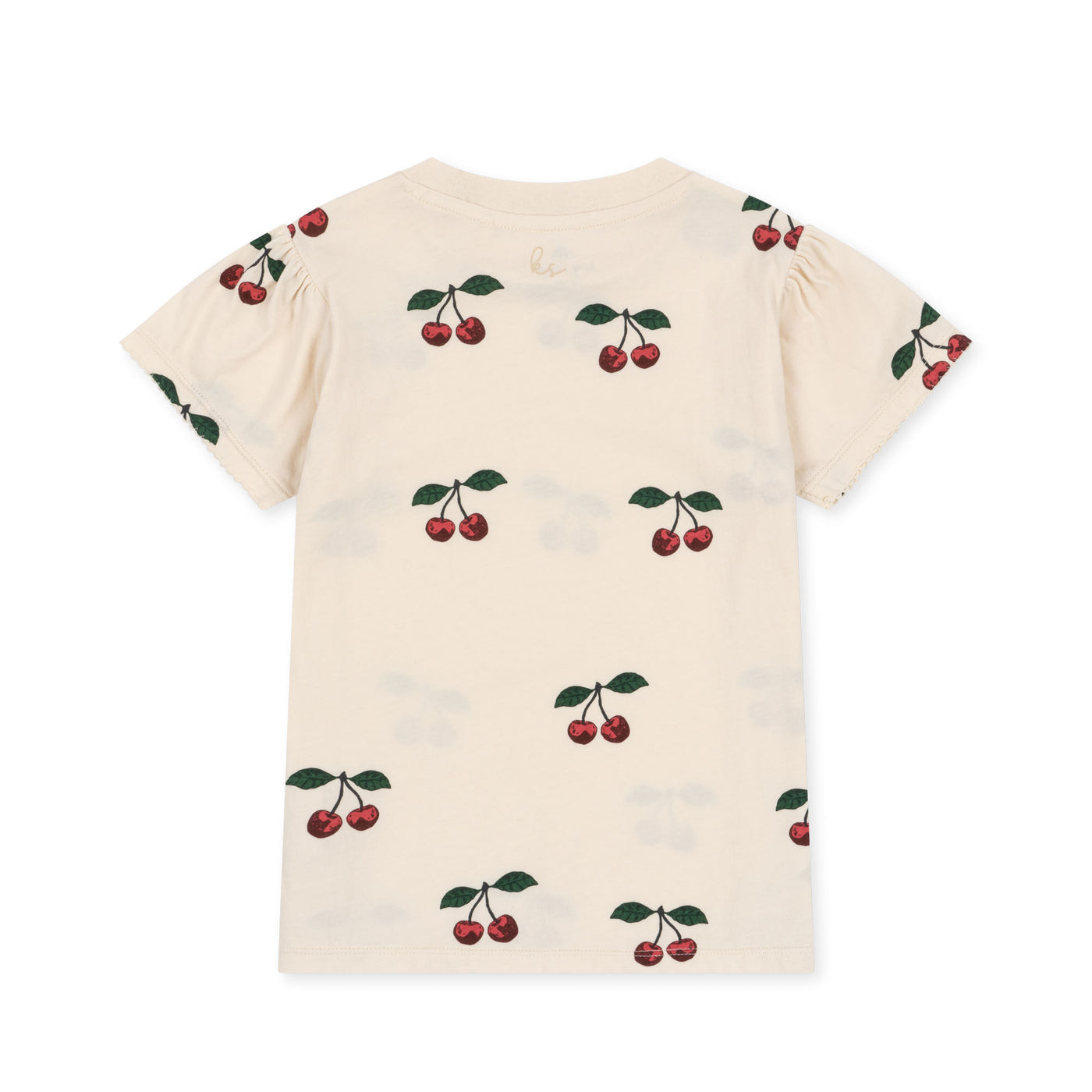 Famo t-shirt m/ pufærmer, Ma grande cerise