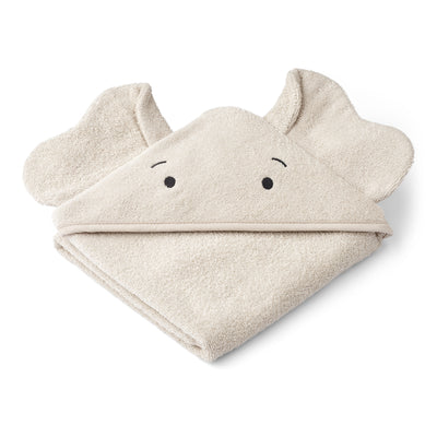 Albert elefant baby håndklæde, sandy