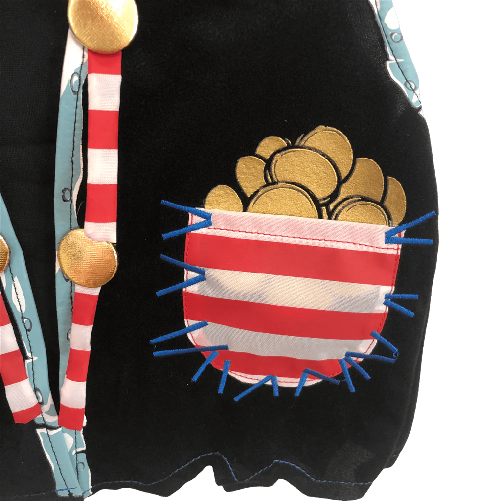 Piratvest, Red stripe