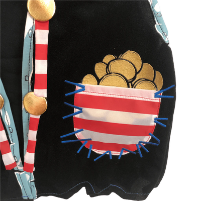 Piratvest, Red stripe