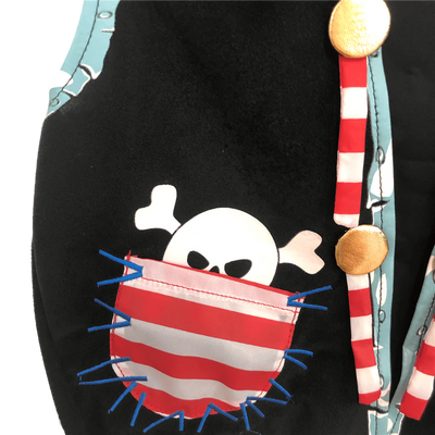Piratvest, Red stripe