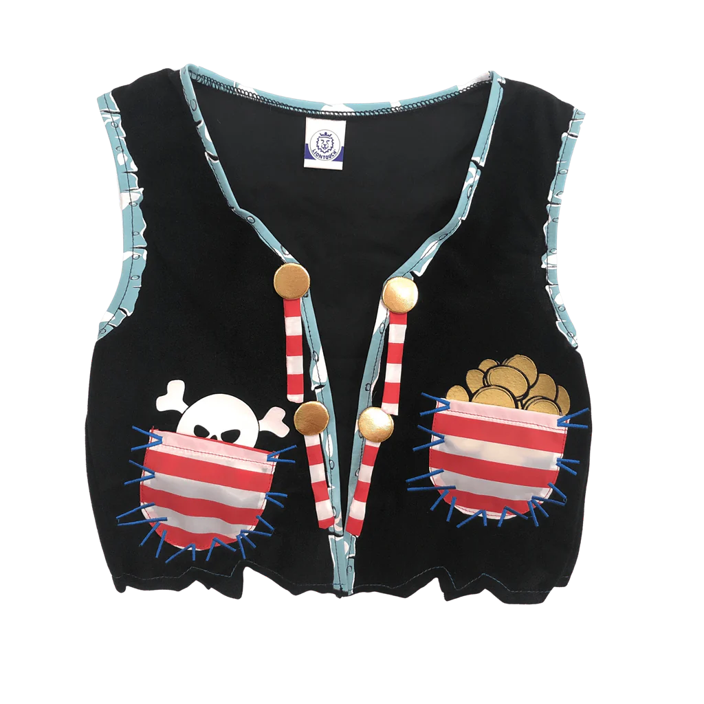 Piratvest, Red stripe