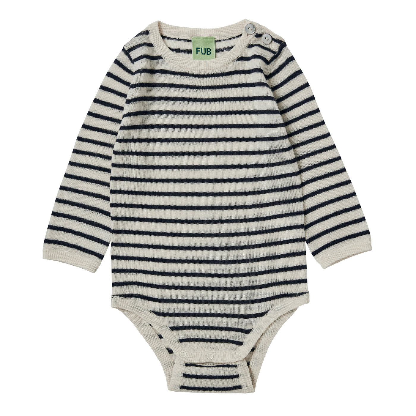 Baby body, ecru / dark navy 