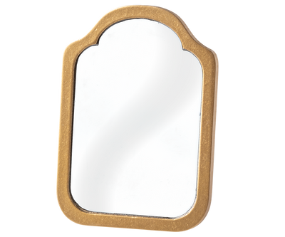 Miniature spejl, guld