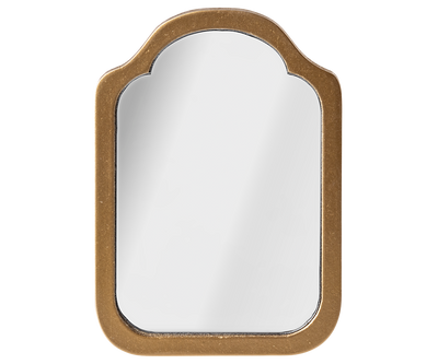 Miniature spejl, guld