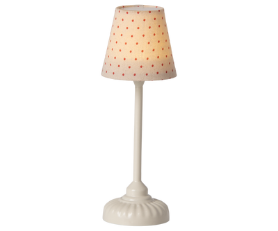 Vintage gulvlampe, mus, sand