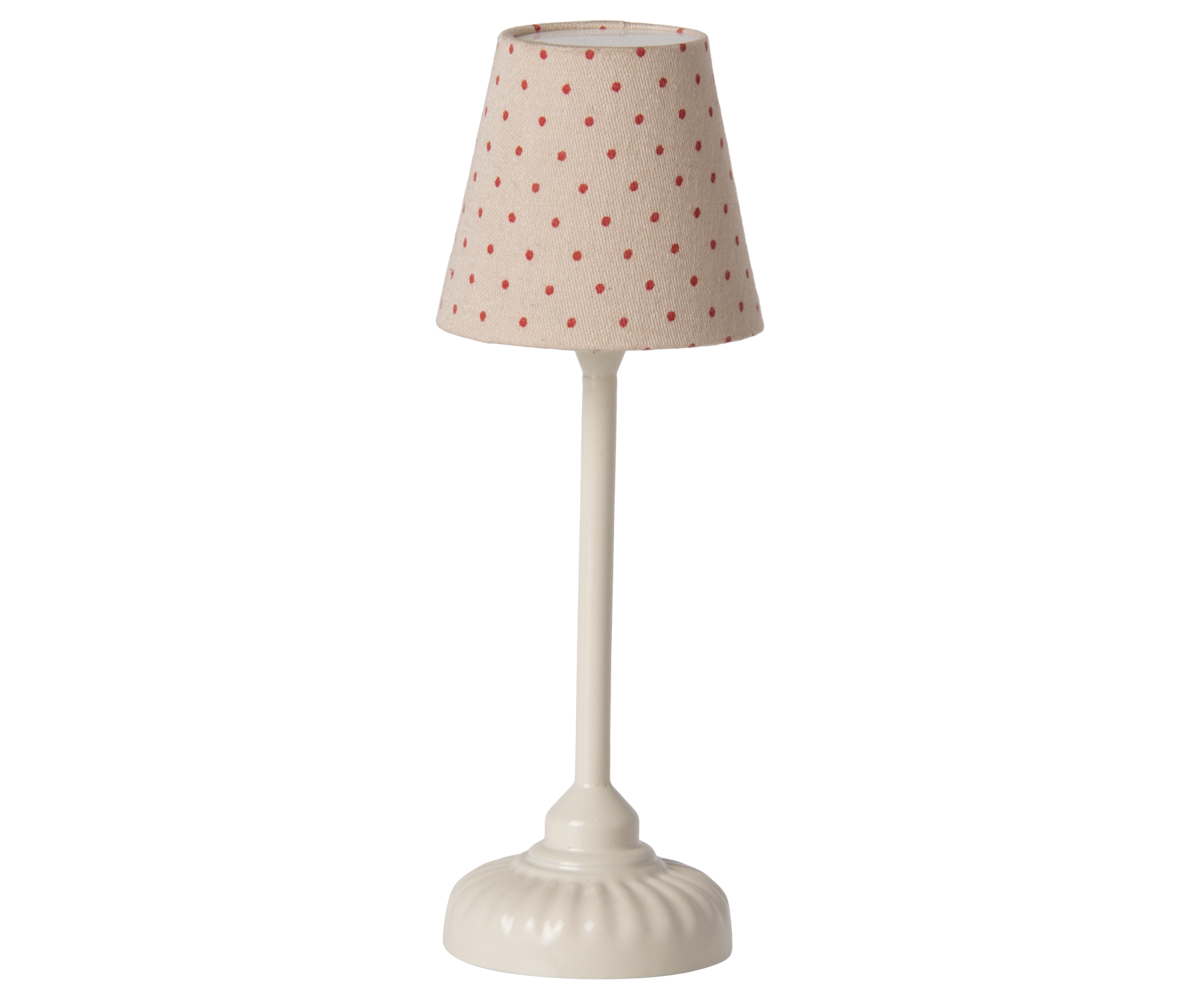 Vintage gulvlampe, mus, sand