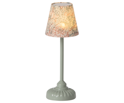 Vintage gulvlampe, mus, mint