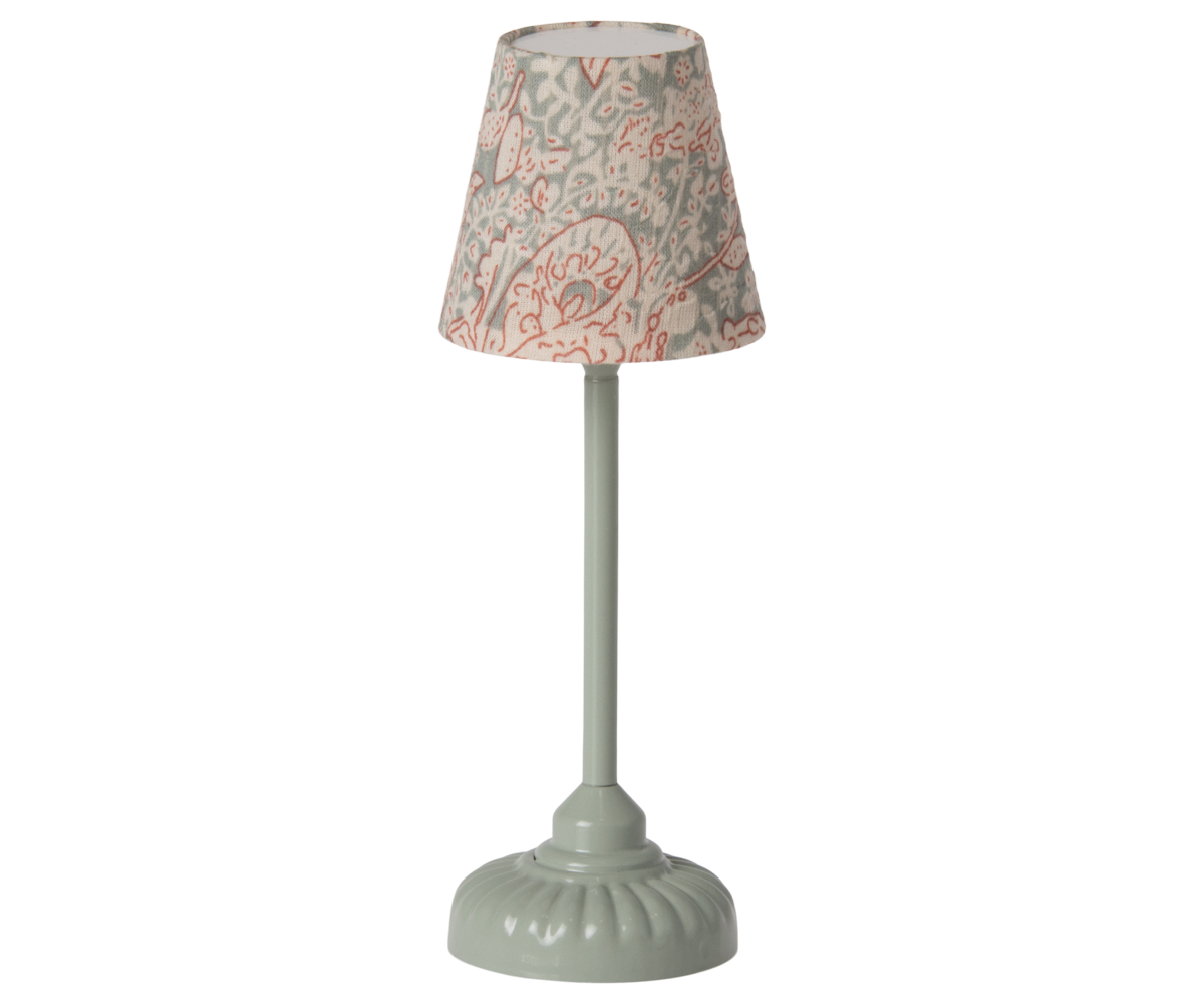 Vintage gulvlampe, mus, mint