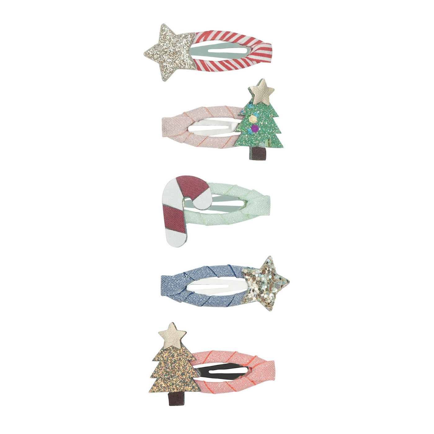 Hårspænder, Mini Christmas, 5 stk