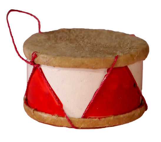 Juleophæng, tromme, rød
