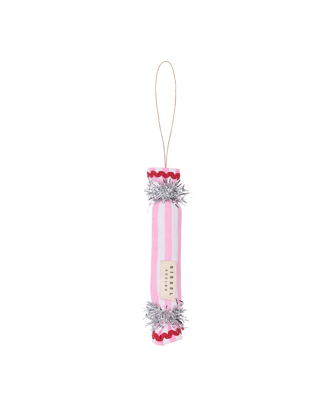 Julepynt knallert, pink