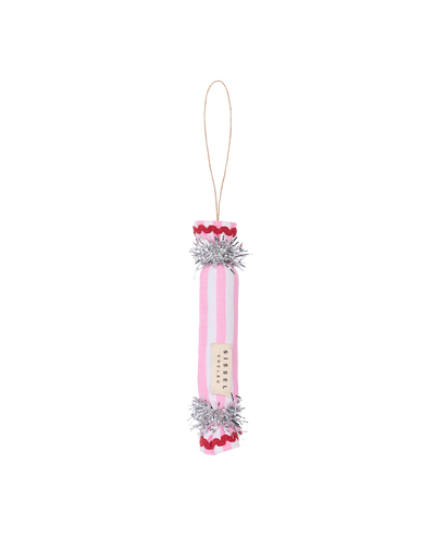 Julepynt knallert, pink